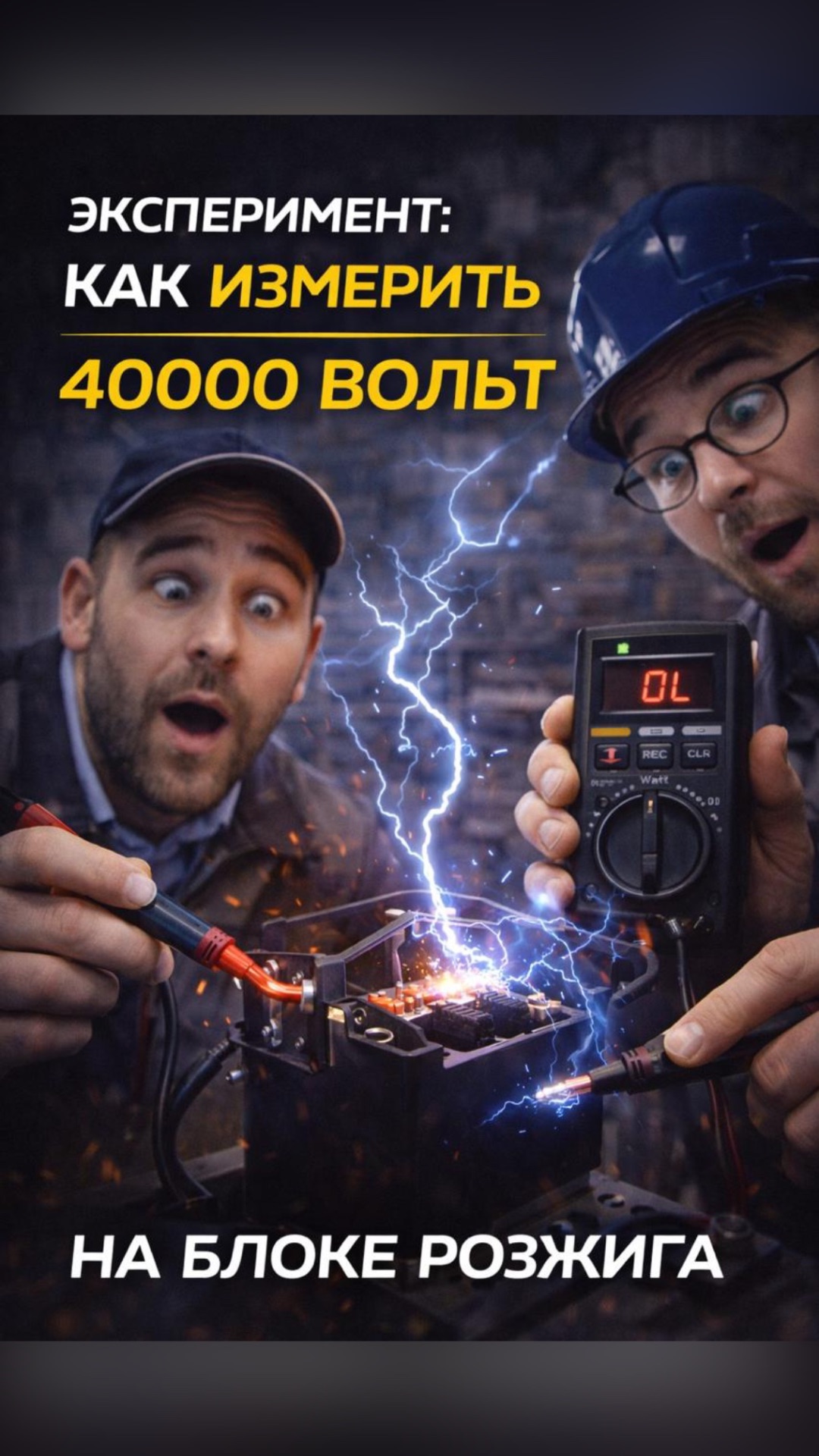 40 000 ВОЛЬТ: появилась молния ⚡