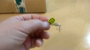 Распаковка посылки с блесной German вращающаяся VRD181