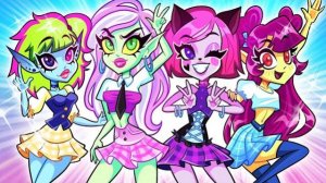 K-POP ДЕВОЧКИНАЯ ГРУППА 🎶 МУЛЬТИК ПРО ГРУППУ ПЕСНЯ | ШКОЛЬНЫЙ МУЗЫКАЛЬНЫЙ КОНКУРС