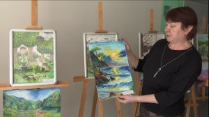 Юные художники Нурлата посвятили свои пейзажи “Крымской весне”