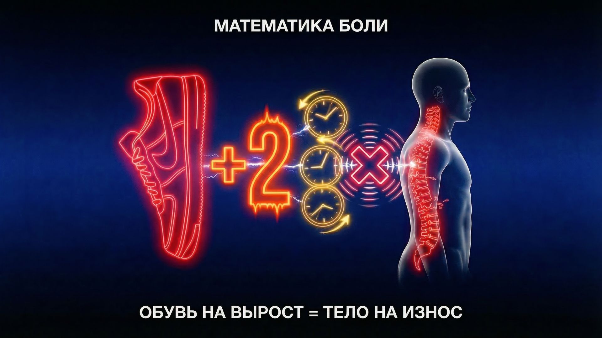 ОБУВЬ НА ВЫРОСТ = ТЕЛО НА ИЗНОС