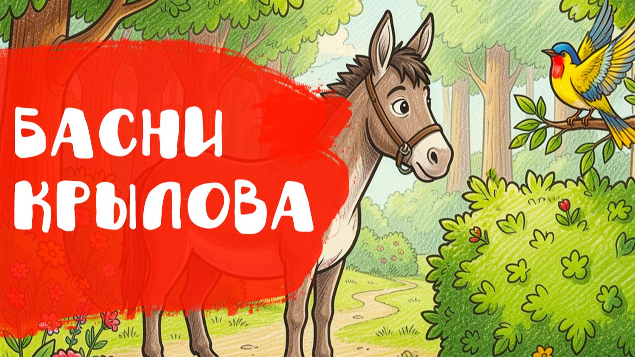 Басни Крылова | Сказки на ночь | Стихи детям