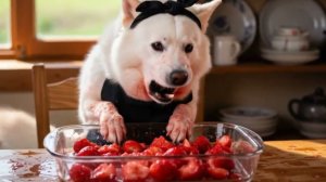 История о том, как чиндоккэ развозил на велосипеде друзьям домашнее клубничное варенье! 🚲🐾