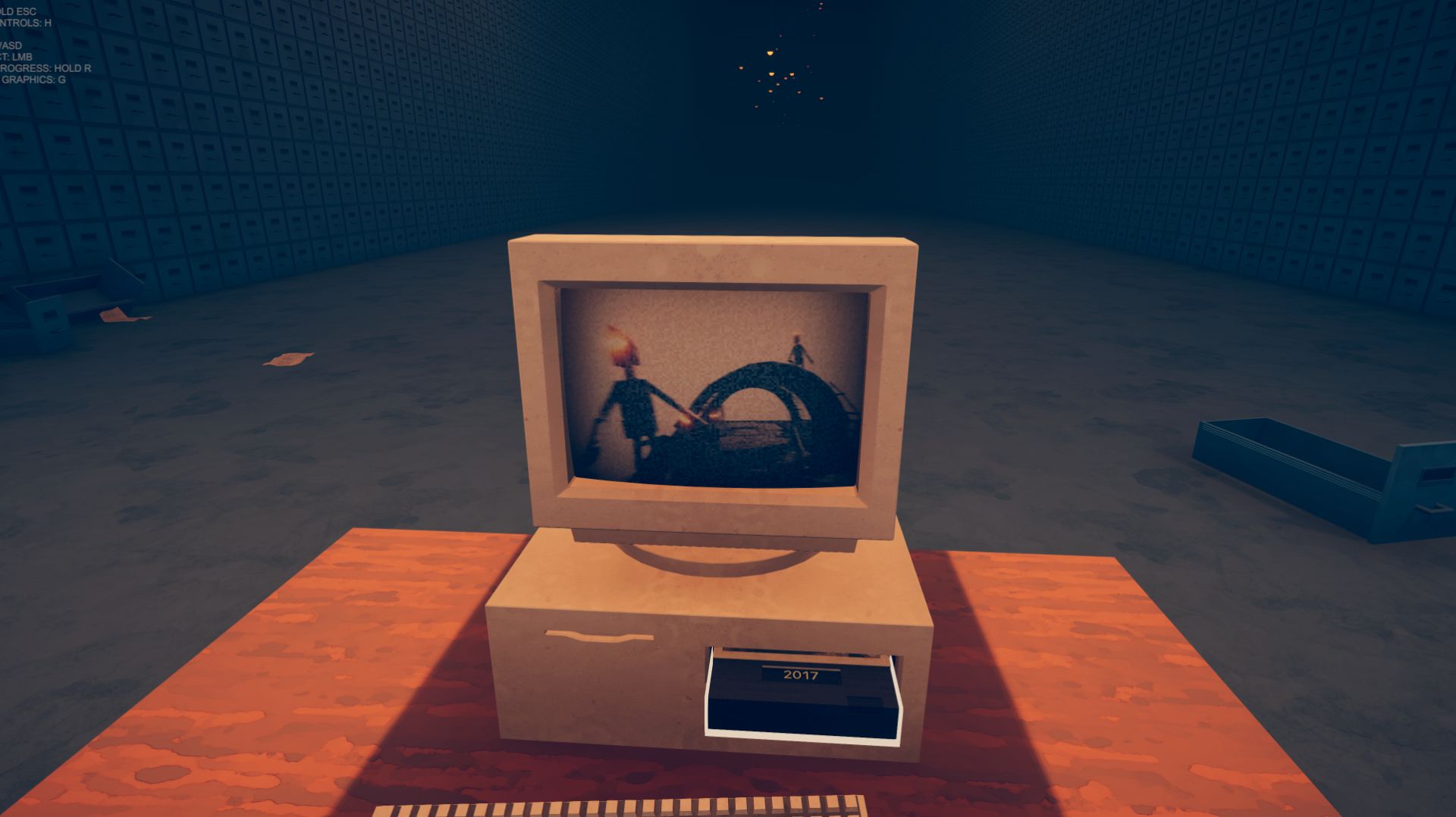 Играем в Creepy Robots в Landfall Archives