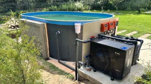 Быстрый Нагрев Бассейна! Греет воду Тепловой Инверторный Насос Aquaviva