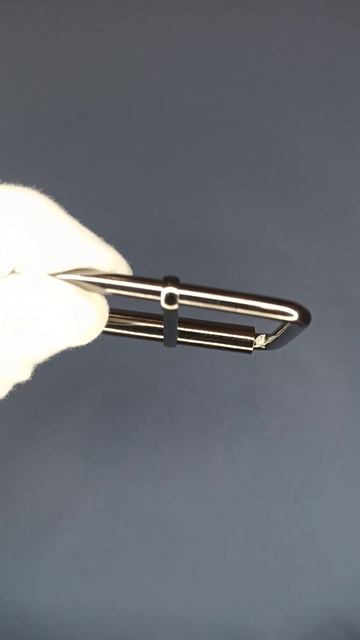 Пряжка темный никель круглая, Артикул 05586