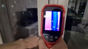 Проверка окон тепловизором