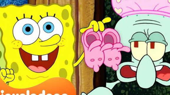 Губка Боб 90 минут заботливого соседа Губки Боба Nickelodeon Cyrillic