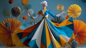 Бумажный цветок