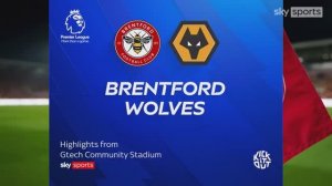 Обзор матча 30 тура Английской Премьер-Лиги НА РУССКОМ. Брентфорд - Вулверхэмптон