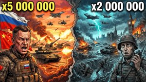 ЧТО ЕСЛИ АРМИИ РОССИИ и КИТАЯ ОБЪЕДИНЯТСЯ ПРОТИВ ЕВРОПЫ (НАТО)?