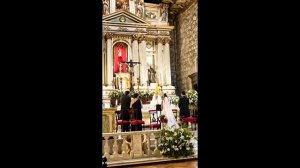 венчание в храме Сантьяго