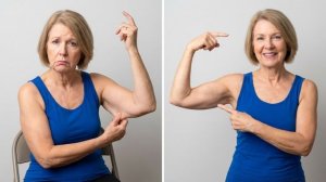 Дряблость рук уйдёт даже в 60 ЛЕТ