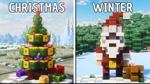 Minecraft | 10+ рождественских лайфхаков для сборки!
