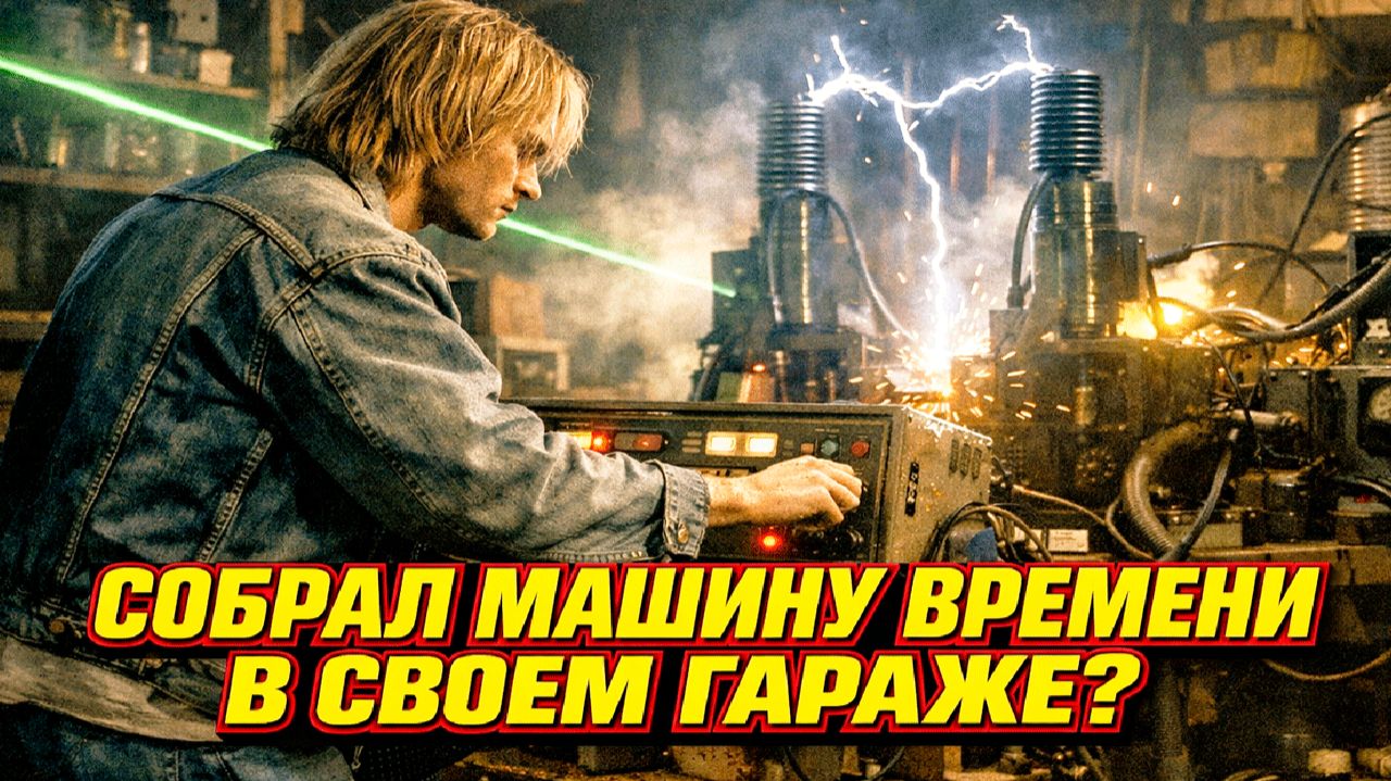 Простой парень построил машину времени в своем гараже из подручного хлама и загадочно исчез