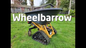 Самодельная тачка на гусеничном ходу с дистанционным управлением