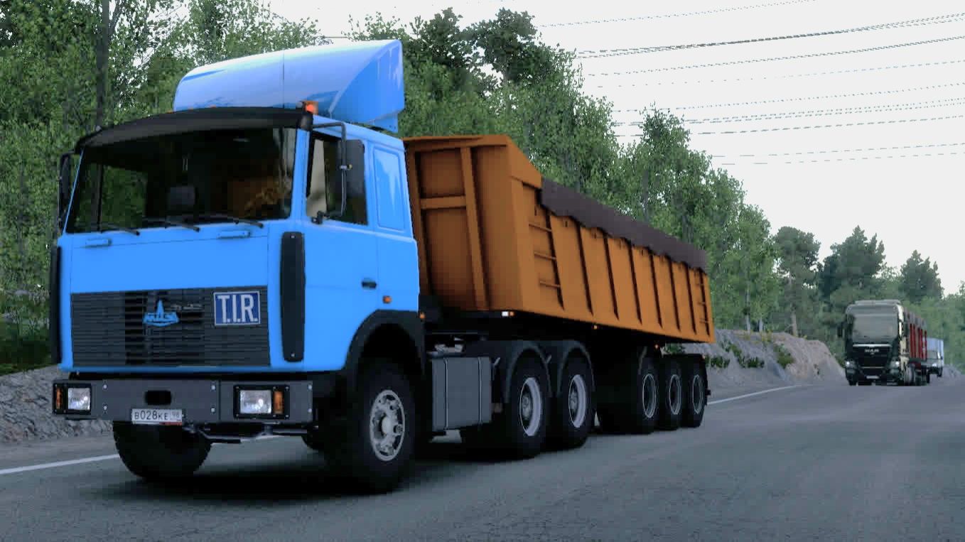 581 / ЕTS2 1.57 / MAZ 6422 / Домой в Питер!