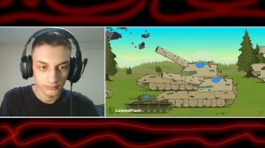RATTE 3 vs. RATTE Скелета / Т-135 - Реакция на LaimenFlash (Мультики про танки анимация мульт ! )