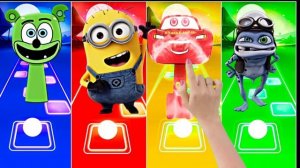 ГУММИ БЕР против МОЛНИИ МАККУИНА! 🐻🏎️ Миньон и Крейзи Фрог в музыкальной битве: Кто победит?