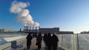 Москва февраль 2026 зимняя прогулка по улицам столицы