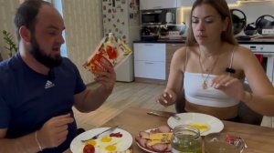 МУКБАНГ/ДЕН ЧИХНУЛ СВЕЛО ШЕЮ/ЗАВТРАК ЧЕМПИОНОВ