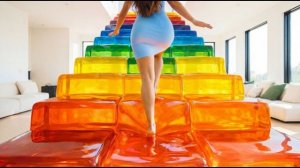 СУМАСШЕДШИЕ ЛЕСТНИЦЫ 🪜😱 КАКУЮ ВЫБРАТЬ? ✨ AI ASMR — ПОДБОРКА ВИЗУАЛА МАРМЕЛАД И СЛАЙМЫ РЕАКЦИЯ