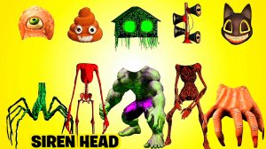 📢 СИРЕНОГОЛОВЫЙ 📢 - СОБЕРИ СИРЕНОГОЛОВОГО ПРАВИЛЬНО. SIREN HEAD - ВИДЫ.