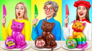 Кулинарный Челлендж Я против Бабушки  Безумная Кулинарная битва