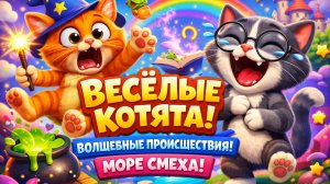 Забавные приключения смешных котов: волшебные приключения и невероятный смех в мультяшном мире!