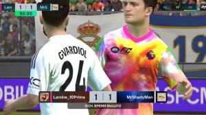 Игра против FC MOBILE без доната в FC MOBILE 26. (я там не доснял я нечаянно выключил)