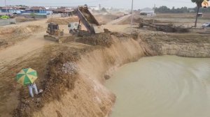 Строительство, засыпка , дренажный водоём