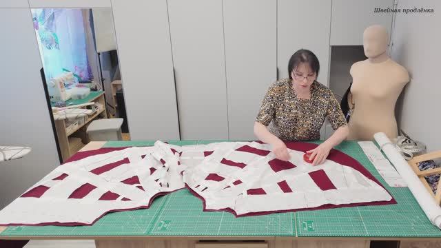 БРЮКИ-ШОРТЫ НЕОБЫЧНОГО КРОЯ. Сборка брюк солнце.