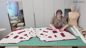 БРЮКИ-ШОРТЫ НЕОБЫЧНОГО КРОЯ. Сборка брюк солнце.