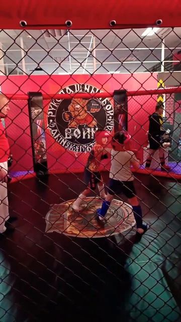 Спарринг🔥октагон в Спортивном Клубе Воин Лакинск