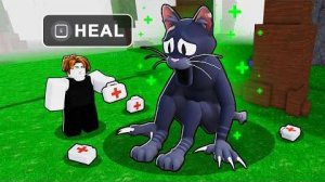 Я СПАС МОНСТРА КОШКУ в 99 ночей в лесу Роблокс