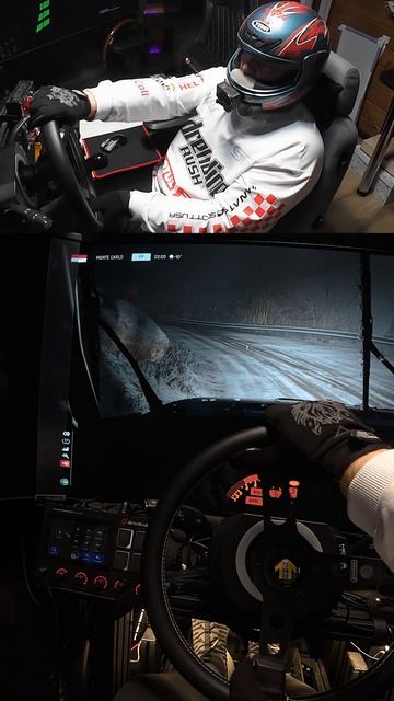 Ночное снежное ралли ❄️