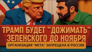 ШТЕЙНБОК / РОМАНЕК :Трамп хочет дожать Зеленского👺 до ноября - но времени уже нет
