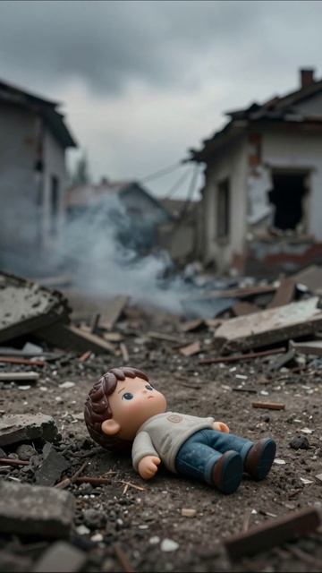 Потерянные мечты среди руин #безнадежность #разрушение #печаль