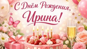 17 Марта С Днём Рождения, Ирина!