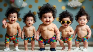 Танец малышей под весёлую детскую песню/мультики для детей