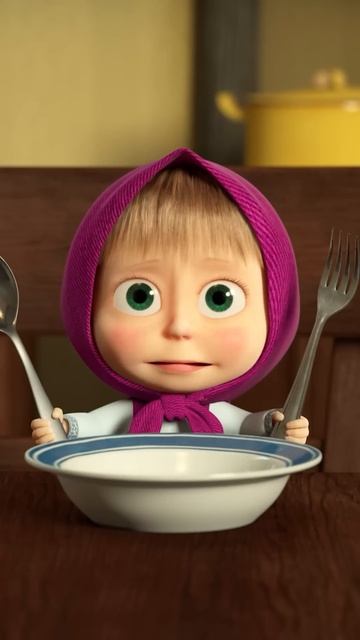 Режим питания нарушать нельзя!😋🍽 #Shorts #машаимедведь #ТамВсеЛюбятПеть #MashaBearRus #еда #мульти