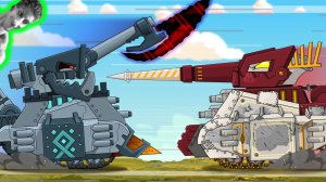 Легендарный Бой: Левиафан VS Техно-Левиафана - Реакция на HomeAnimations - Мультики про Танки Геранд