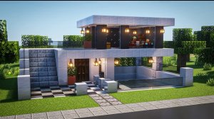 Современный дом в Minecraft: пошаговая инструкция