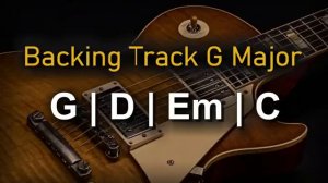 Rock Pop Backing Track G Major  70 BPM  Guitar Backing Track