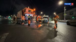 В Кирове возобновили ямочный ремонт