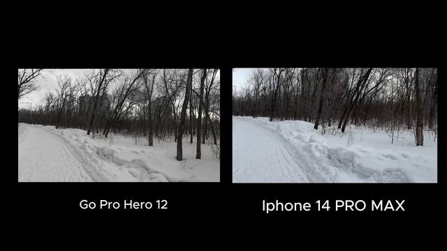 Сьемка GoPro12 vs Iphone 14 pro max
