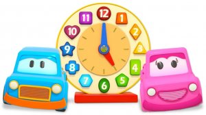 Умные машинки - цифры на часах - Мультики про машинки - Игры развивающие для детей