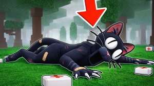 Я СПАС МОНСТРА КОШКУ в 99 ночей в лесу Роблокс