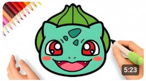 КАК ЛЕГКО НАРИСОВАТЬ МИЛОГО БУЛЬБАЗАВРА 💚