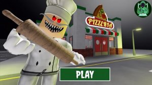 Побег из пиццерии Папы Пиццы! СТРАШНЫЙ #ОББИ #Роблокс Пошаговое руководство по игровому процессу